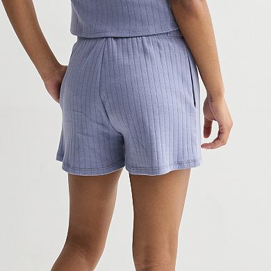 Girls 7-16 Sea + Skye Ribbed Pull-On Shorts