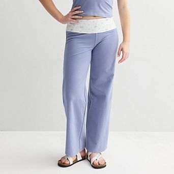 Girls 7-16 Sea + Skye Foldover Wide Leg Pants