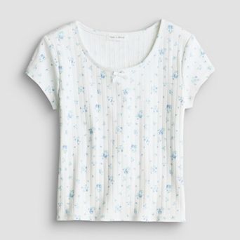 Girls 7-16 Sea + Skye Scoopneck Lounge T-Shirt