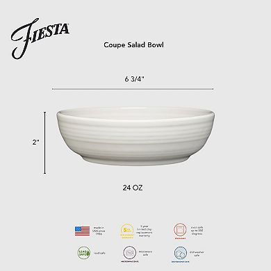 Fiesta 4-pc. Coupe Salad Bowl Set