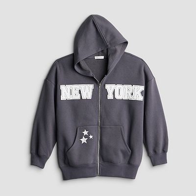 Girls 7-16 Sea + Skye Fleece Zip Up Hoodie