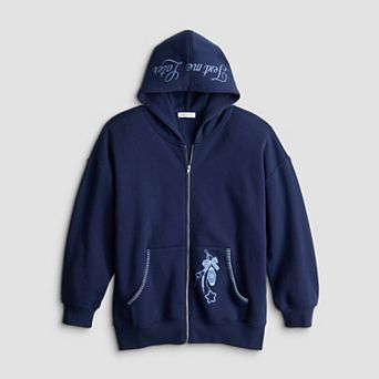 Girls 7-16 Sea + Skye Fleece Zip Up Hoodie