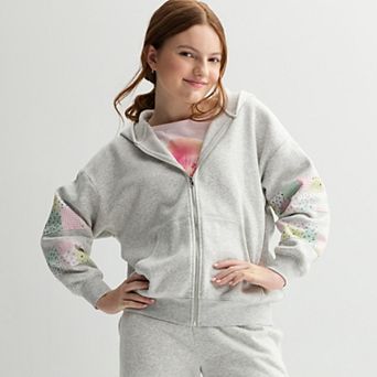 Girls 7-16 Sea + Skye Fleece Zip Up Hoodie