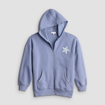 Girls 7-16 Sea + Skye Fleece Zip Up Hoodie