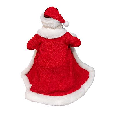 Kurt Adler 10.5-Inch Fabriché Santa Figurine Table Decor