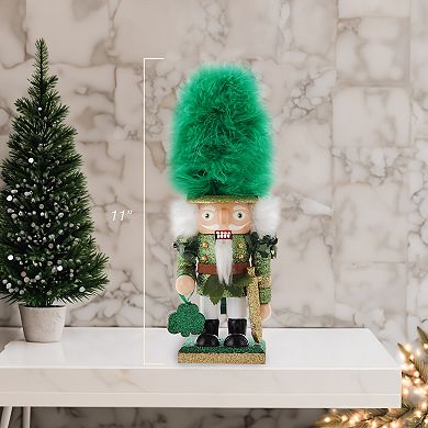 Kurt Adler 9-Inch Hollywood Nutcracker Irish Nutcracker Figurine Table Decor