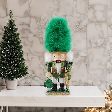 Kurt Adler 9-Inch Hollywood Nutcracker Irish Nutcracker Figurine Table Decor