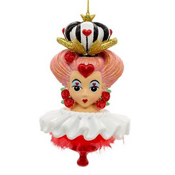 Kurt Adler Hollywood Hats Alice in Wonderland Teaparty Christmas Ornament