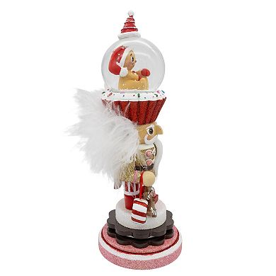 Kurt Adler 10-Inch Gingerbread Water Globe Nutcracker Figurine Table Decor