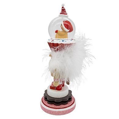 Kurt Adler 10-Inch Gingerbread Water Globe Nutcracker Figurine Table Decor