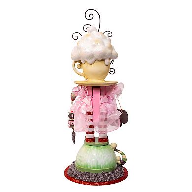Kurt Adler 12-Inch Coffee Girl Nutcracker Figurine Table Decor