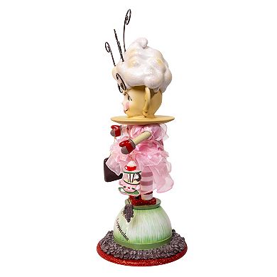 Kurt Adler 12-Inch Coffee Girl Nutcracker Figurine Table Decor