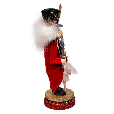 Kurt Adler 15-Inch Nutcracker Prince with Clara Figurine Table Decor