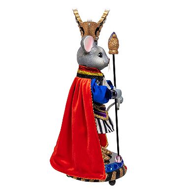 Kurt Adler 15-Inch Hollywood Nutcracker Mouse King Figurine Table Decor