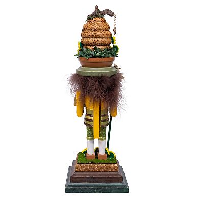 Kurt Adler Bee Keeper Nutcracker Figurine Table Decor 15-Inch