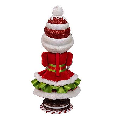 Kurt Adler 14-Inch Mrs. Claus Gingerbread Nutcracker Figurine Table Decor