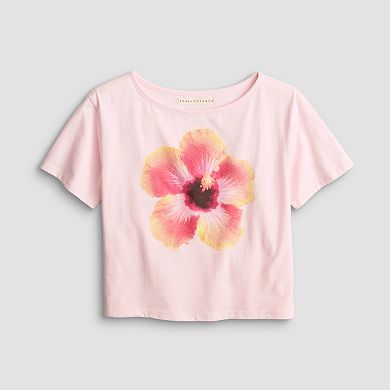 Girls 7-16 Sea + Skye Off Shoulder Graphic Tee
