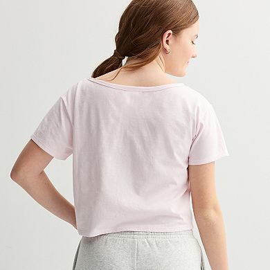 Girls 7-16 Sea + Skye Off Shoulder Graphic Tee