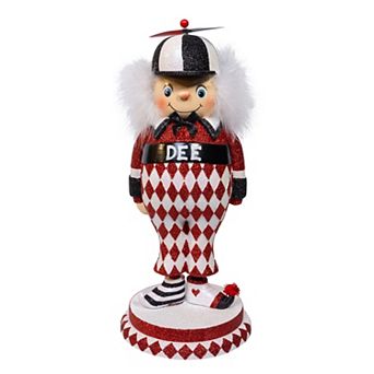 Kurt Adler Alice in Wonderland Tweedle Dee 14.5-Inch Nutcracker Figurine Table Decor