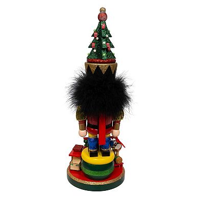 Kurt Adler 18.5-Inch Hollywood Nutcrackers Train Nutcracker Figurine Table Decor