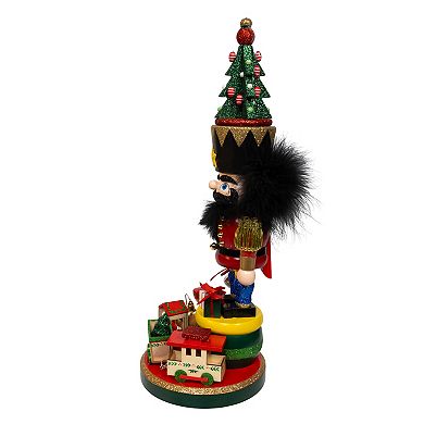 Kurt Adler 18.5-Inch Hollywood Nutcrackers Train Nutcracker Figurine Table Decor
