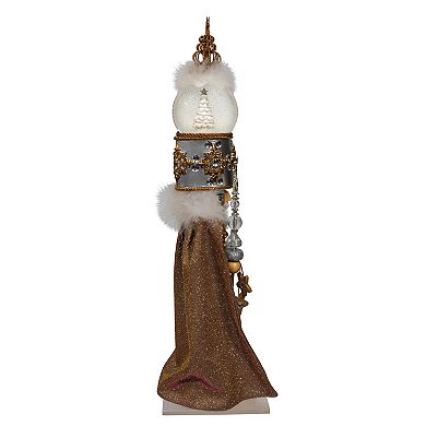 Kurt Adler 22-Inch Hollywood Nutcrackers Musical Nutcracker With Water Globe Table Decor