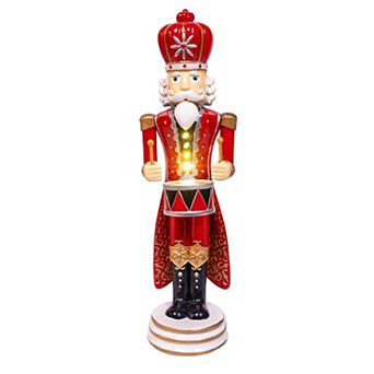 Kurt Adler 12-Inch Battery Operated Lighted King Nutcracker Table Decor