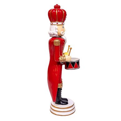 Kurt Adler 12-Inch Battery Operated Lighted King Nutcracker Table Decor