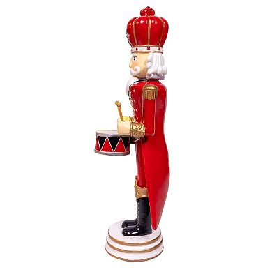 Kurt Adler 12-Inch Battery Operated Lighted King Nutcracker Table Decor