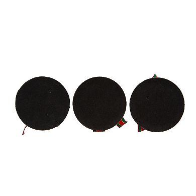 Kurt Adler 3-Pc. 3-Inch Candleholder Set