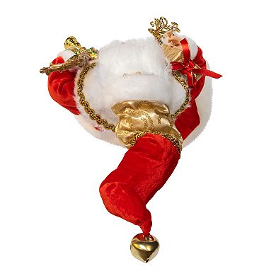 Kurt Adler 18-Inch Standing Santa Figurine Table Decor