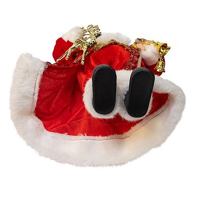 Kurt Adler 18-Inch Standing Santa Figurine Table Decor