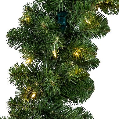 Kurt Adler Pre-Lit Artificial Vanderbilt Garland