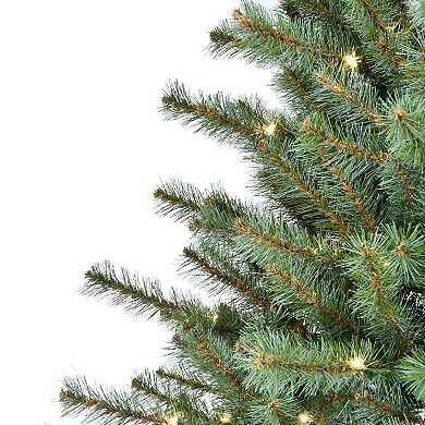 Kurt Adler 7-ft. Pre-Lit Dual Color Cashmere Artificial Christmas Tree