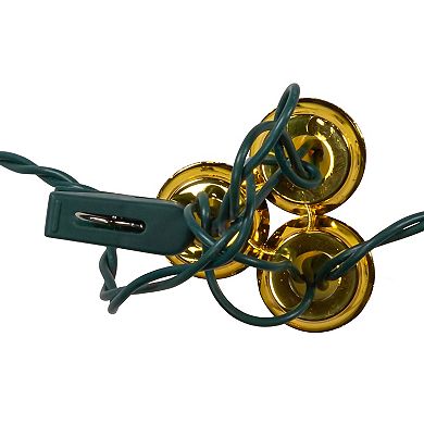 Kurt Adler 15-Light Triple Candle Extended Light Set with Ivory Candle Shaft & Amber Bulbs