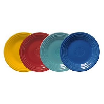 Fiesta Set of 4 Classic Rim 9-Inch Luncheon Plates