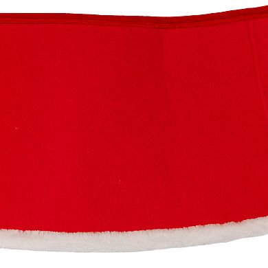 Kurt Adler 24-Inch Quilted Red Velvet Christmas Tree Skirt
