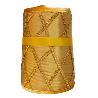 Kurt Adler 24-Inch Gold Satin Christmas Tree Skirt