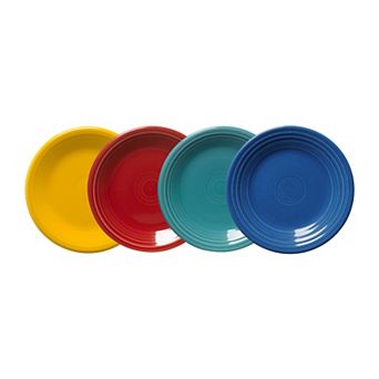 Fiesta Set of 4 Classic Rim 7.25-inch Salad Plates