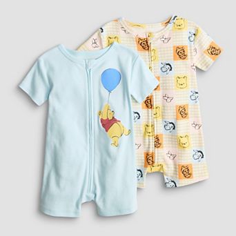 Baby Jumping Beans® Disney's Winnie the Pooh 2-Pack Zip-Up Romper