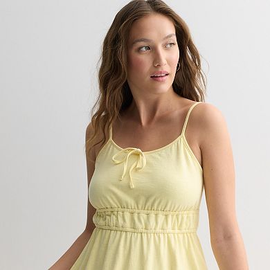 Juniors' SO Ruched Waist Knit Sundress