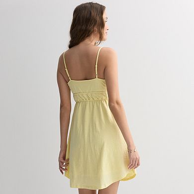 Juniors' SO Ruched Waist Knit Sundress