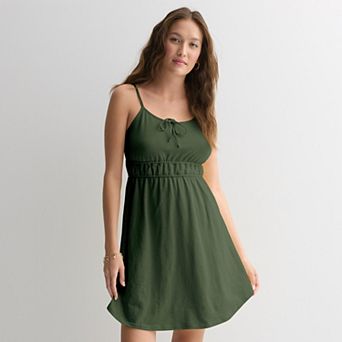 Juniors' SO® Ruched Waist Knit Sundress