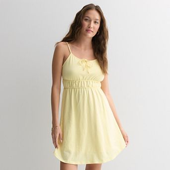 Juniors' SO® Ruched Waist Knit Sundress