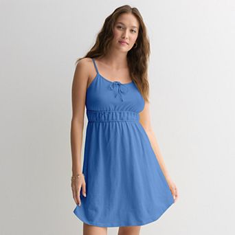 Juniors' SO® Ruched Waist Knit Sundress