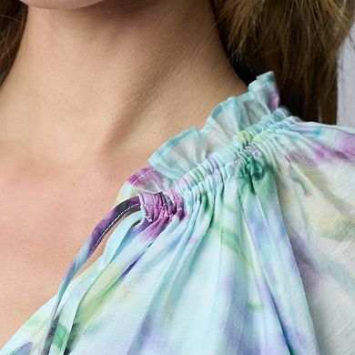 Petite Simply Vera Vera Wang Flowy Maxi Dress