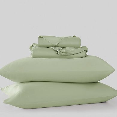 Brooklyn Loom 100% Rayon from Bamboo Sheet Set with Pillowcases