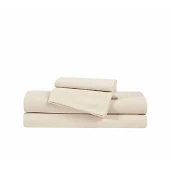 Brooklyn Loom Essential Cotton Sheet Set with Pillowcases