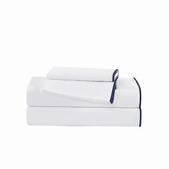 Brooklyn Loom Merrowed Edge Sheet Set with Pillowcases