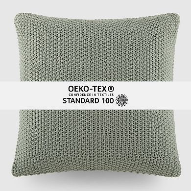 Seed Stich Knit Decor Throw Pillow